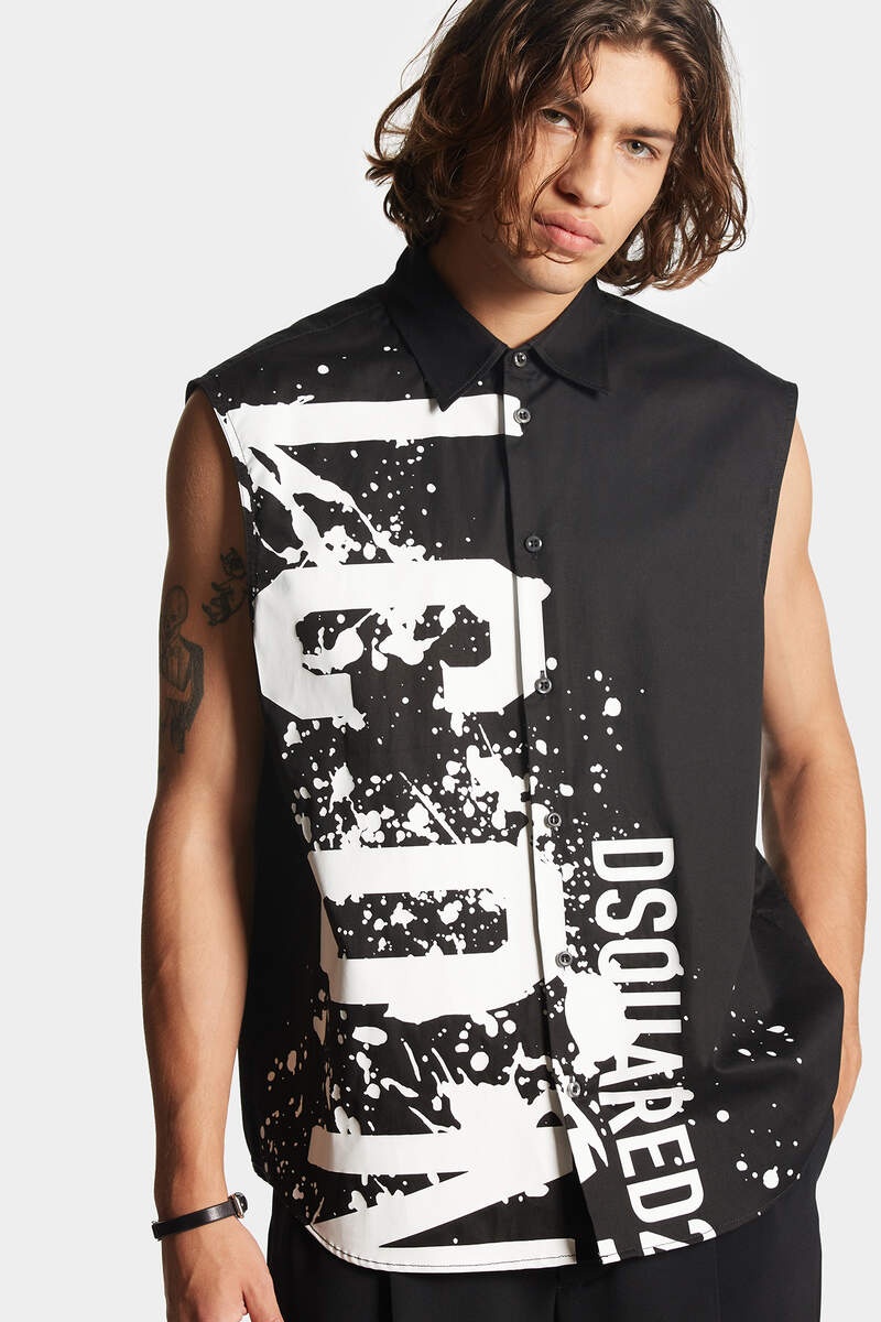 ICON SPLASH REGULAR SLEAVELESS SHIRT - 5