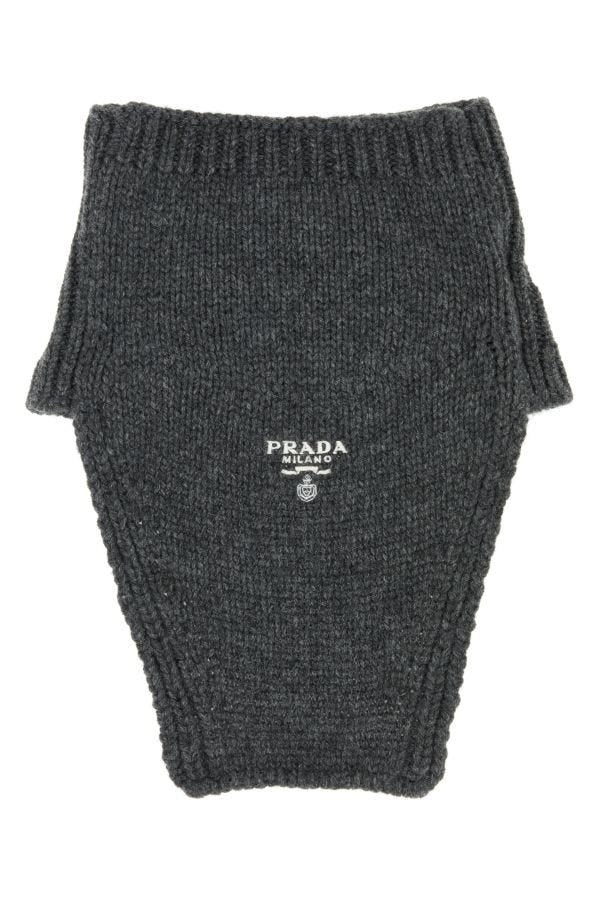 Prada Man Slate Cashmere Neckwarmer - 1