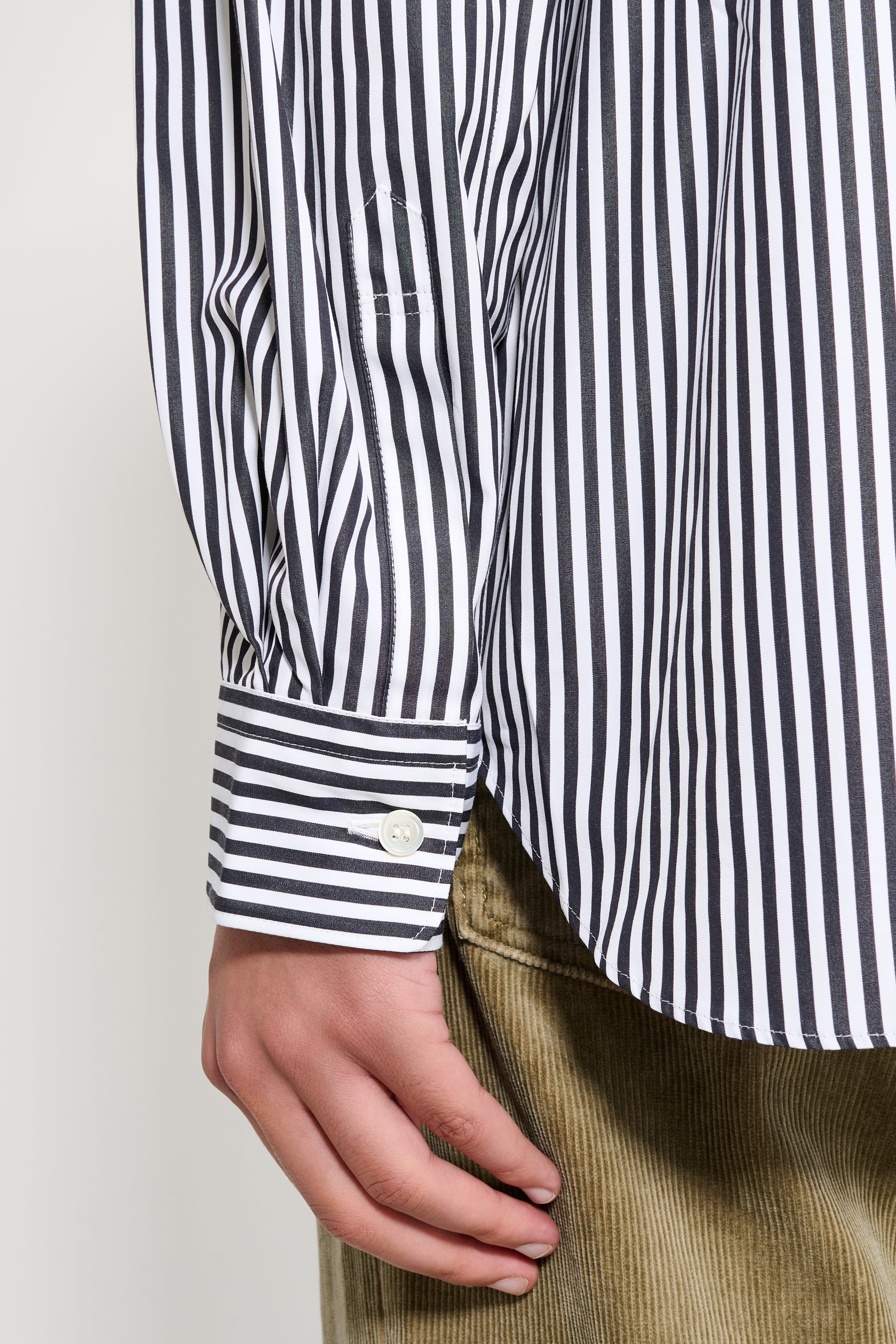 COMME DES GARÇONS HOMME PLUS SHIRT WHITE / BLACK / PINK - 6