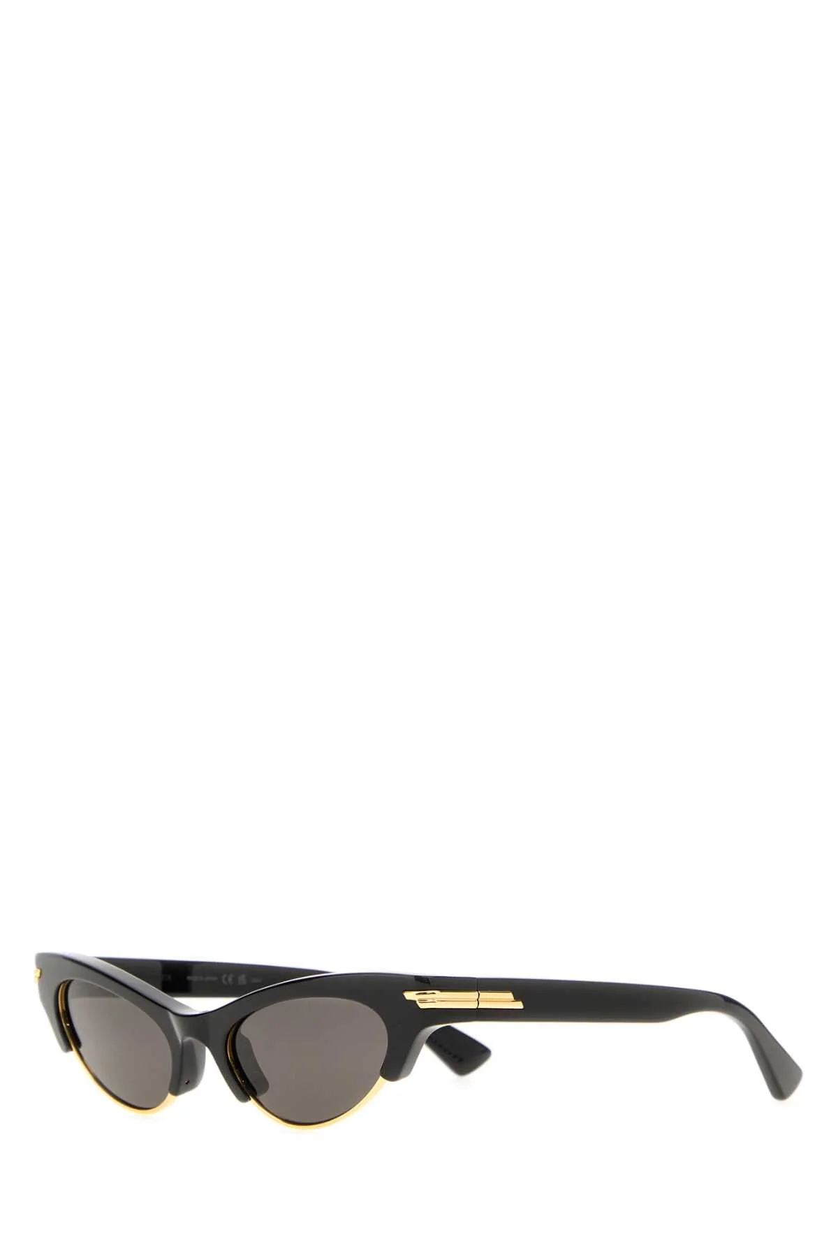Bottega Veneta Women Black Acetate Angle Sunglasses - 1