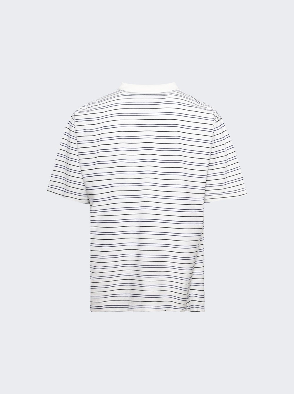Short Sleeve Regular Polo White And Blue - 5