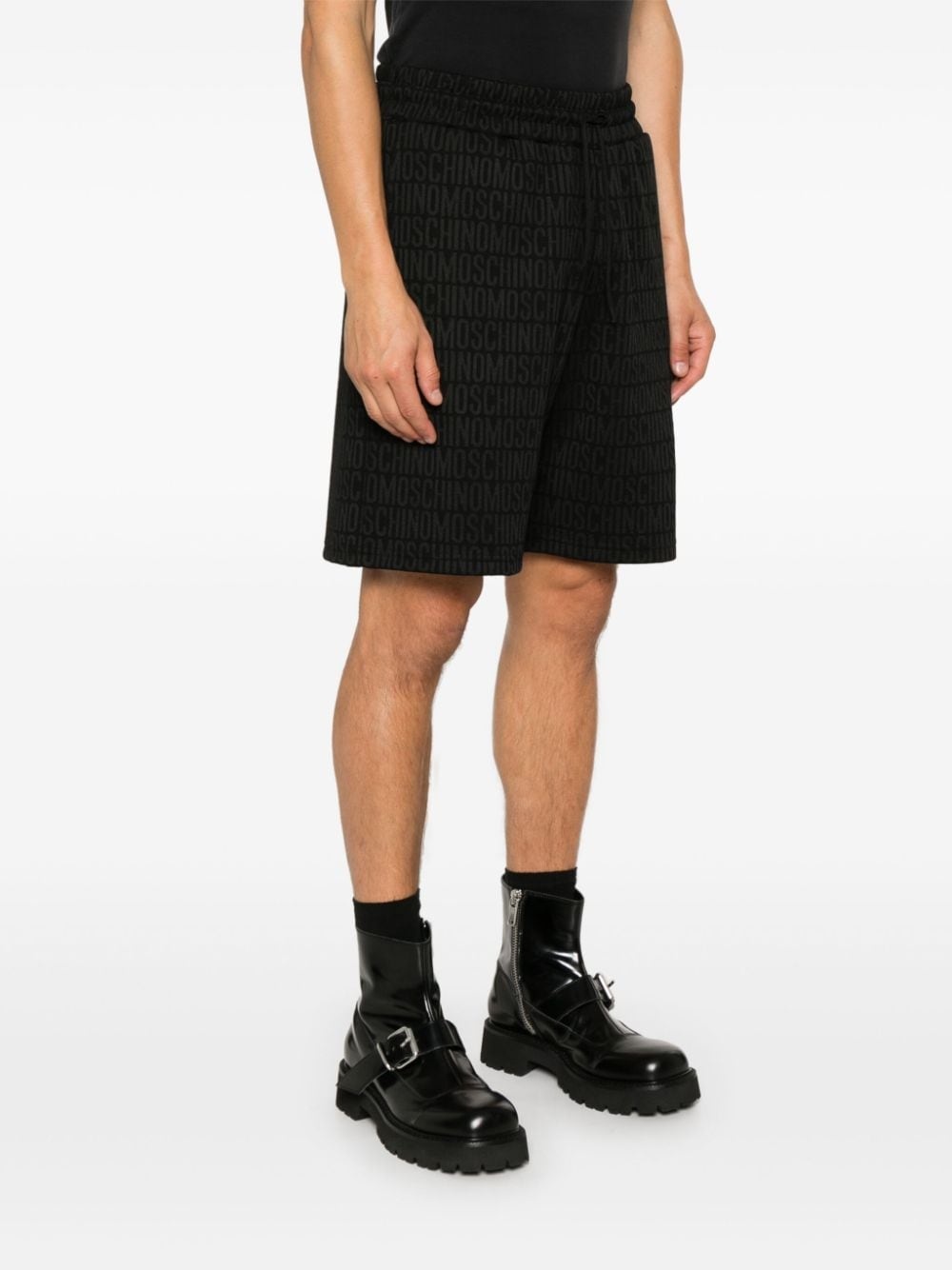 logo-print shorts - 3