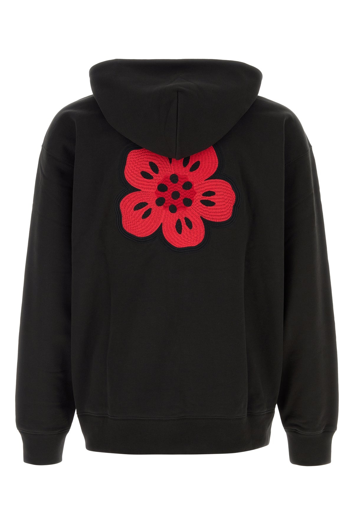 Black cotton sweatshirt - 2