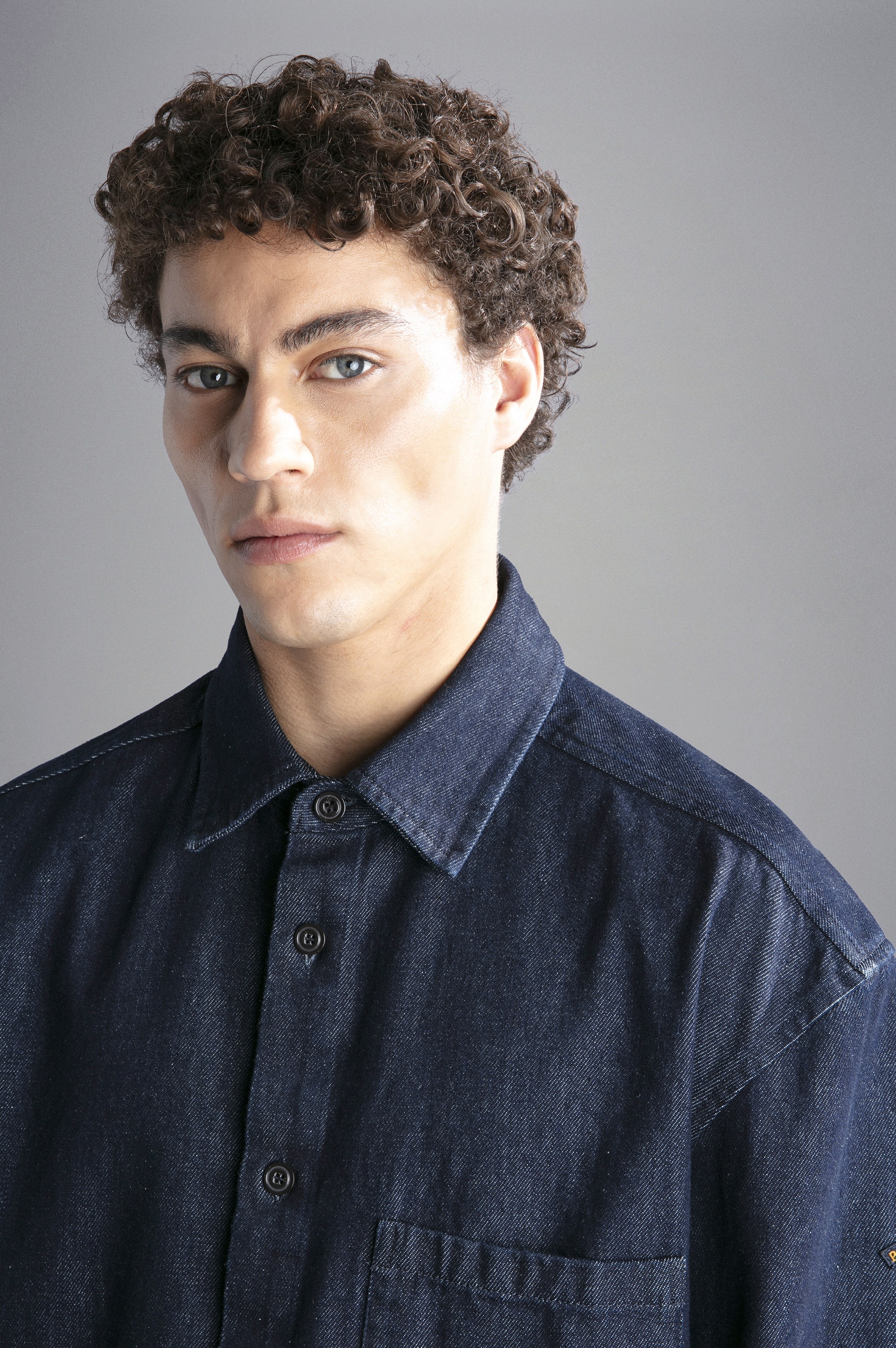 DENIM OVERSHIRT - 4
