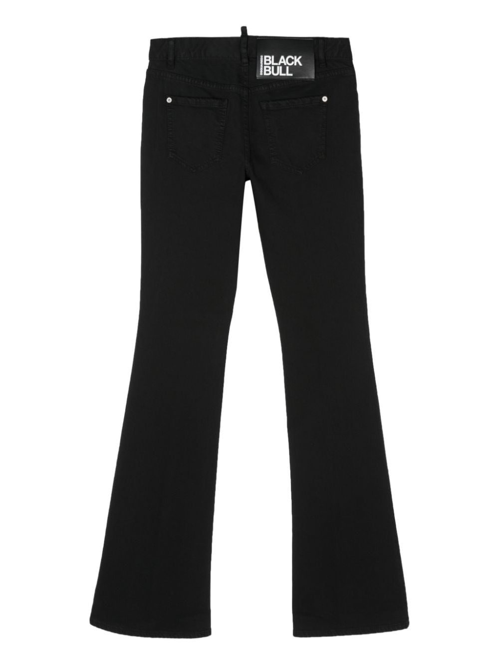 mid-rise flared jeans - 2