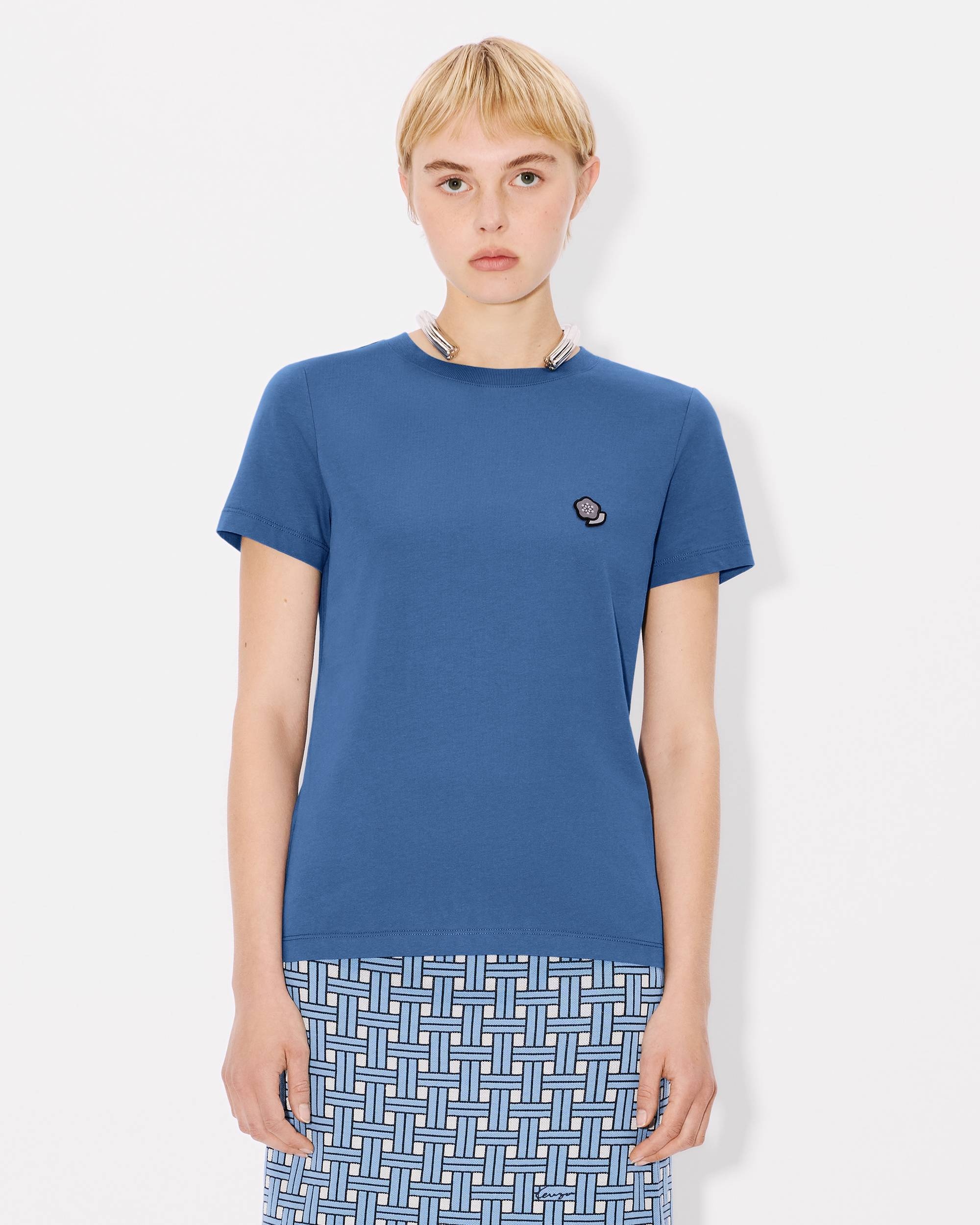 'KENZO Pop' embroidered cotton T-shirt - 3