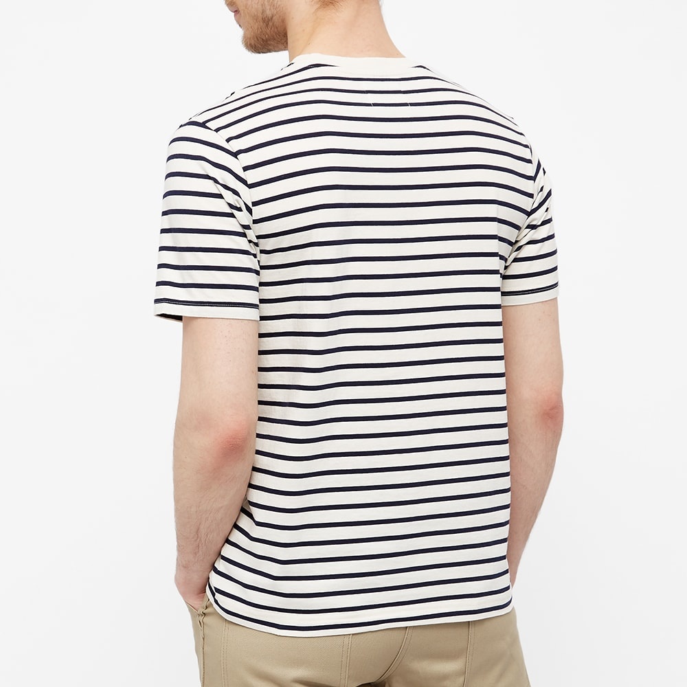 Wood Wood Striped Ace Tee - 4