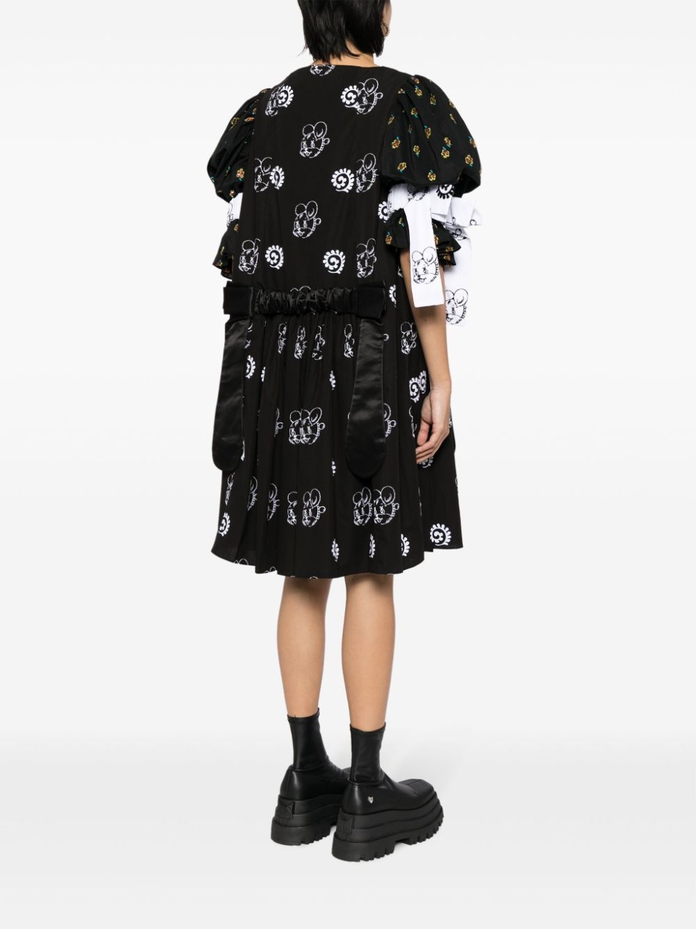 Chopova Lowena graphic-print midi dress | REVERSIBLE
