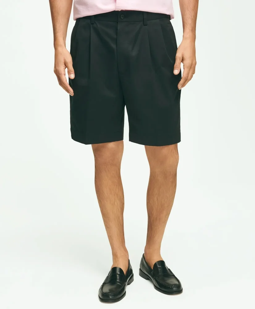 8" Pleat Front Advantage Chino® Shorts - 1