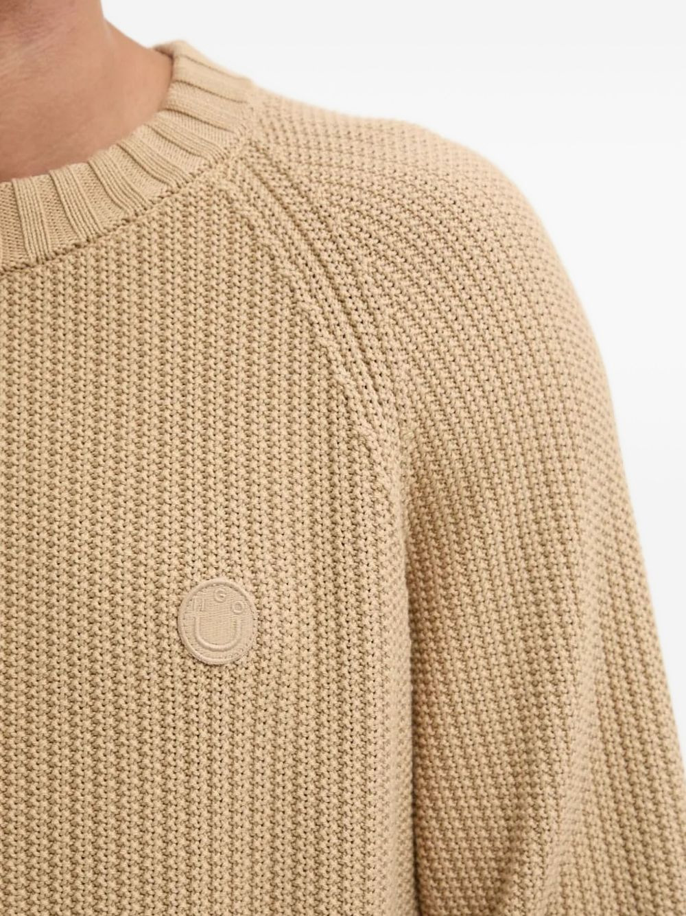 logo-appliqué raglan-sleeve jumper - 4