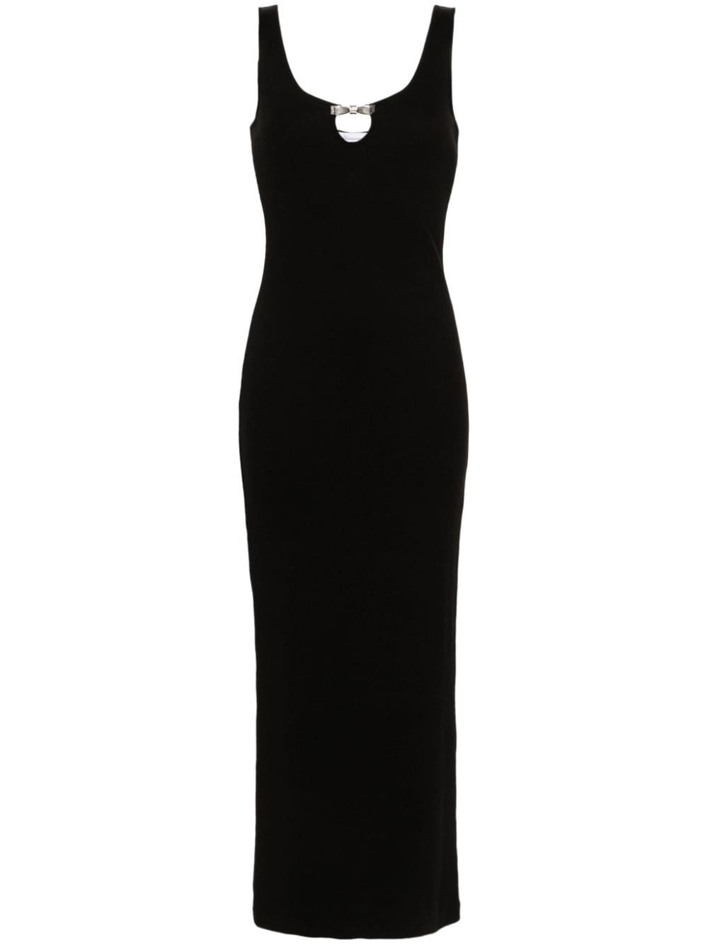 bow-detailed maxi dress - 1