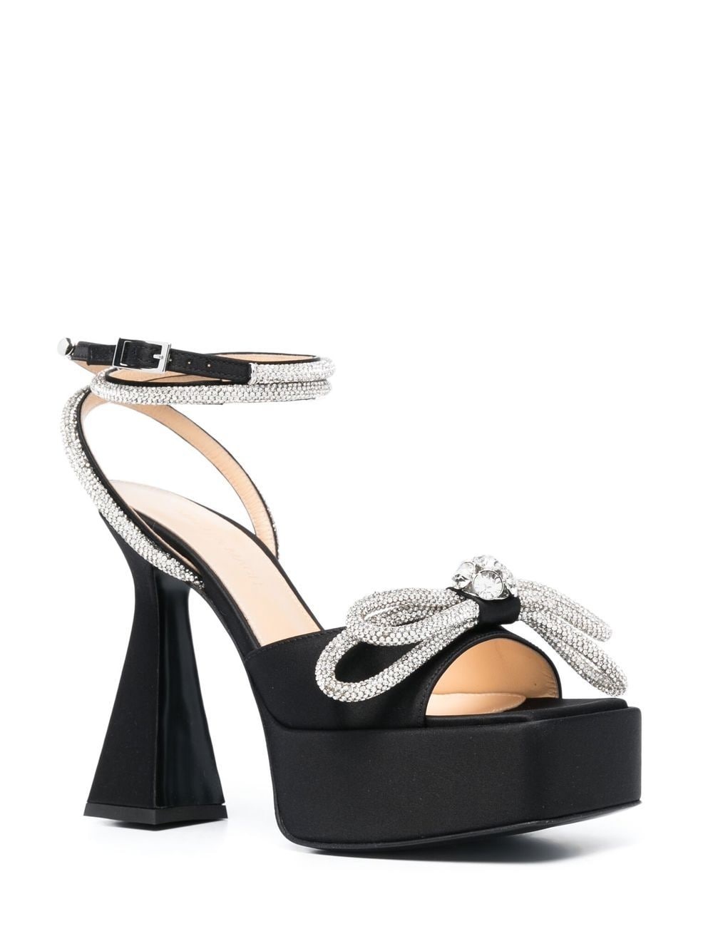 Double Bow 120mm sandals - 2