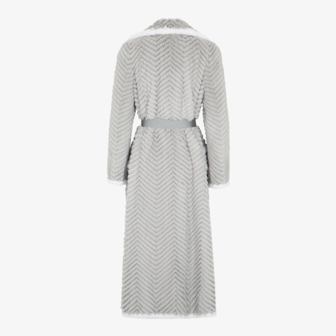 Gray mink coat - 2
