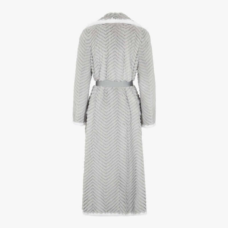 Gray mink coat 2