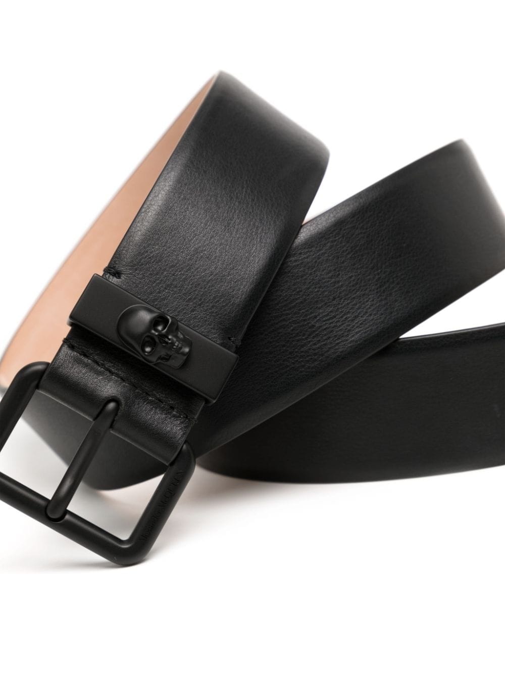 Alexander McQueen skull-motif leather belt | REVERSIBLE