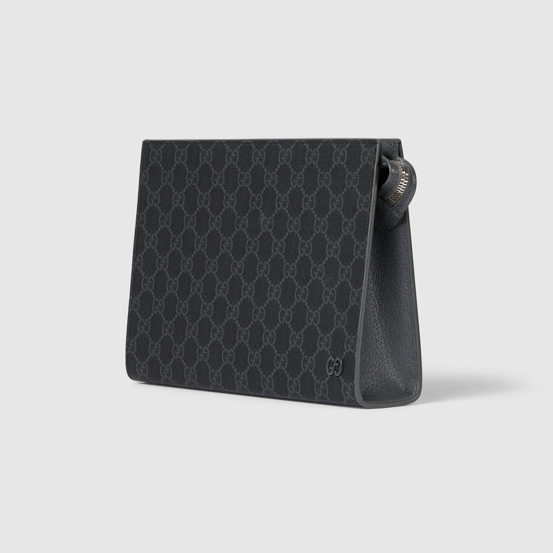 GUCCI GG pouch with GG detail outlook