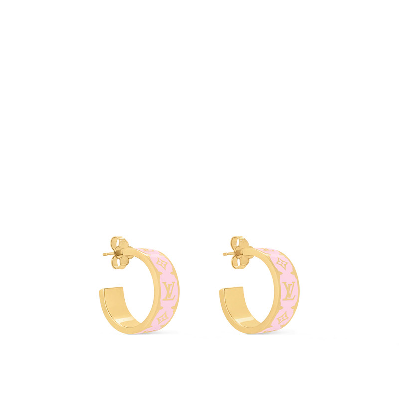 Louis Vuitton Nanogram Enamel Earrings outlook