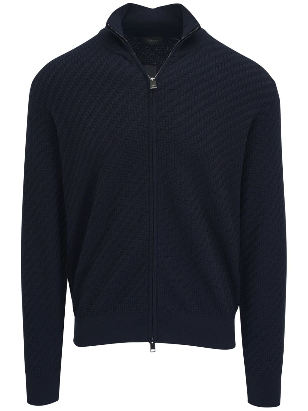 zipped cardigan - 1