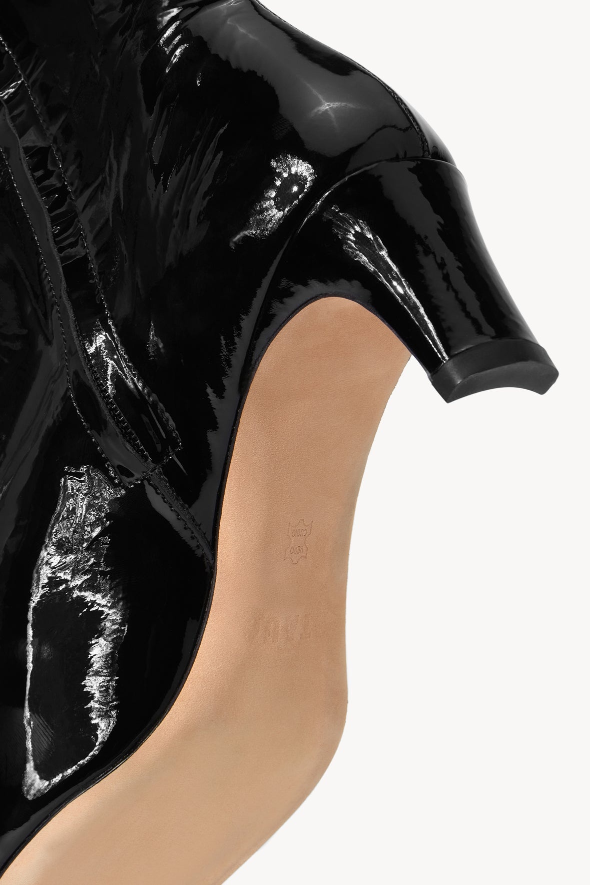 STAUD WALLY ANKLE BOOT BLACK PATENT - 7