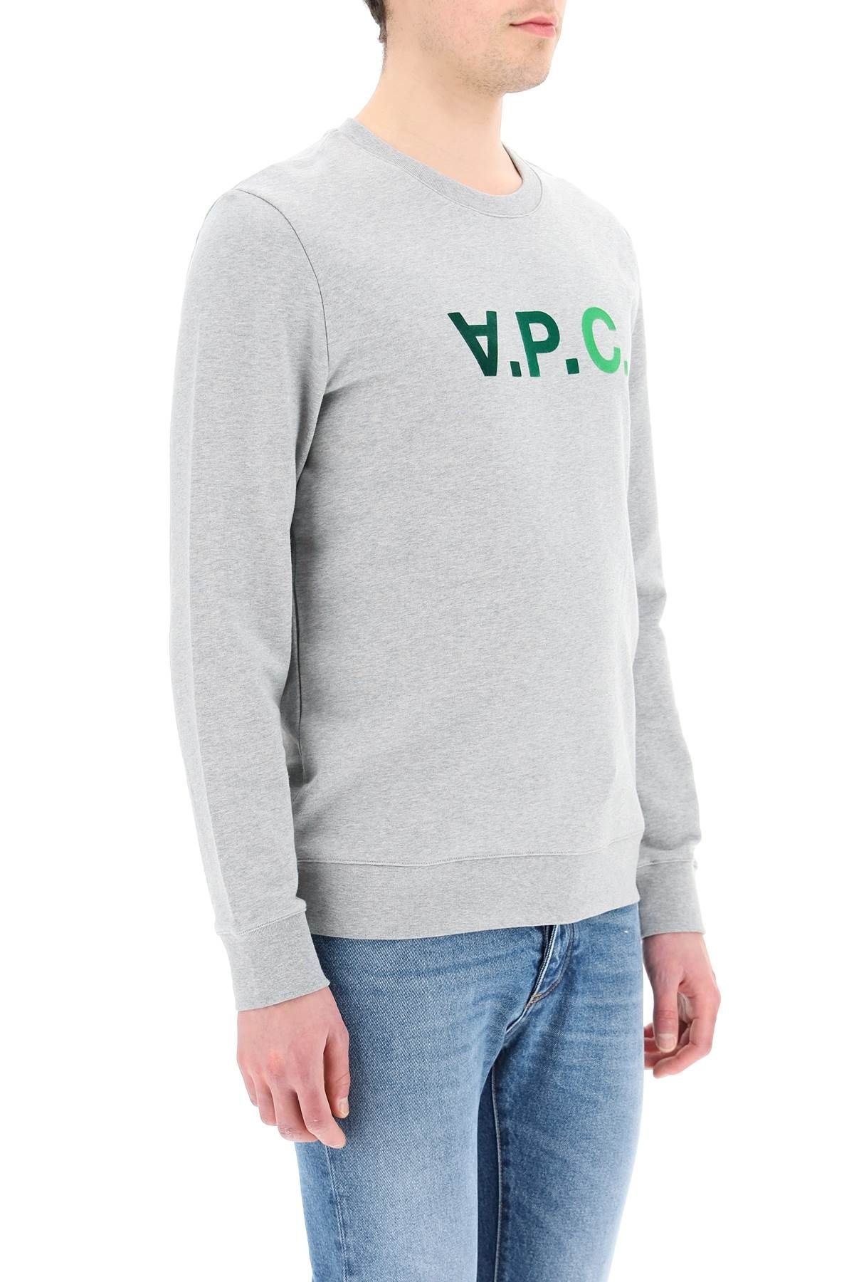 FLOCKED V.P.C. LOGO SWEATSHIRT - 3