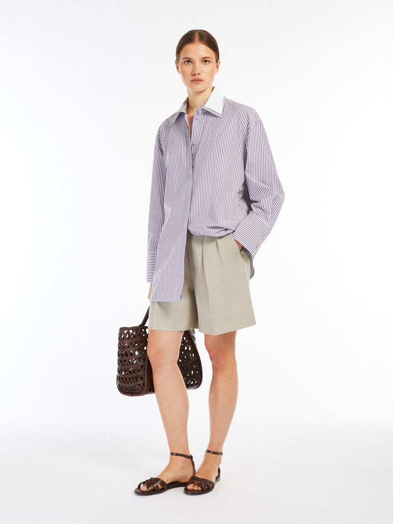 Max Mara DINDY Pure linen shorts outlook