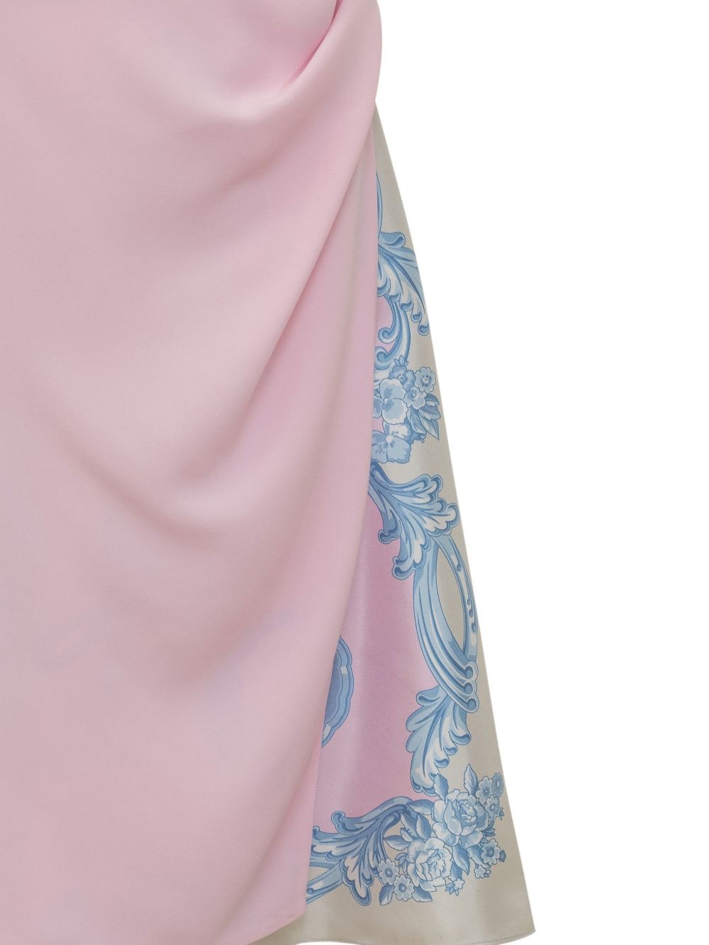 draped mini dress - 4
