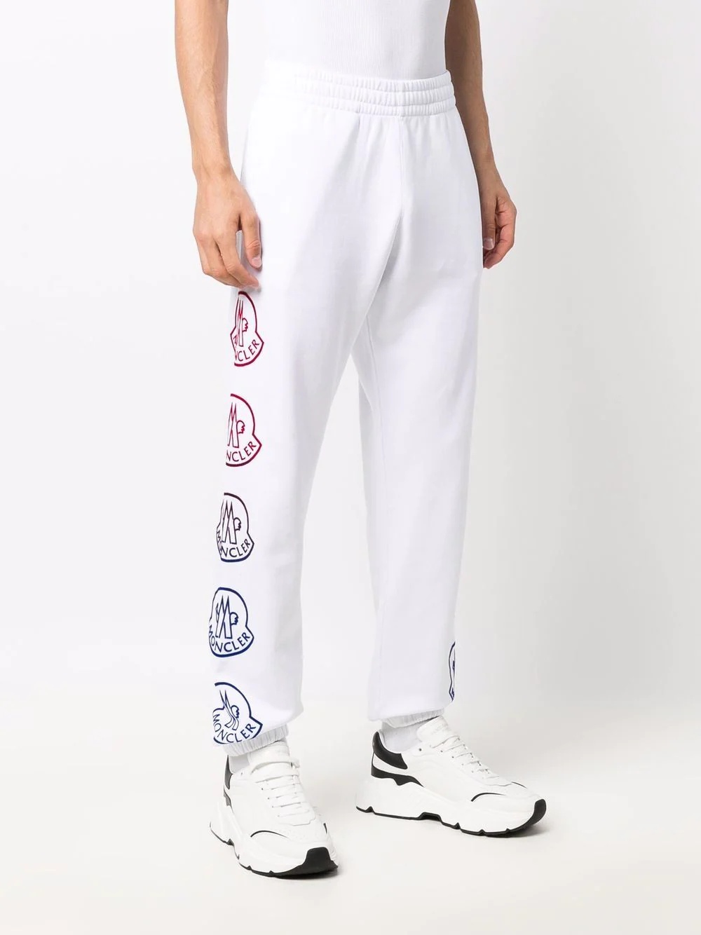 side logo-print track pants - 3