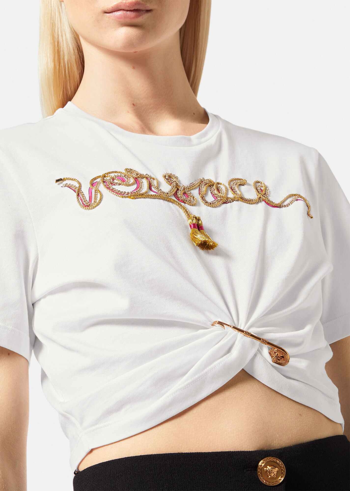 Safety Pin Chain T-Shirt - 5