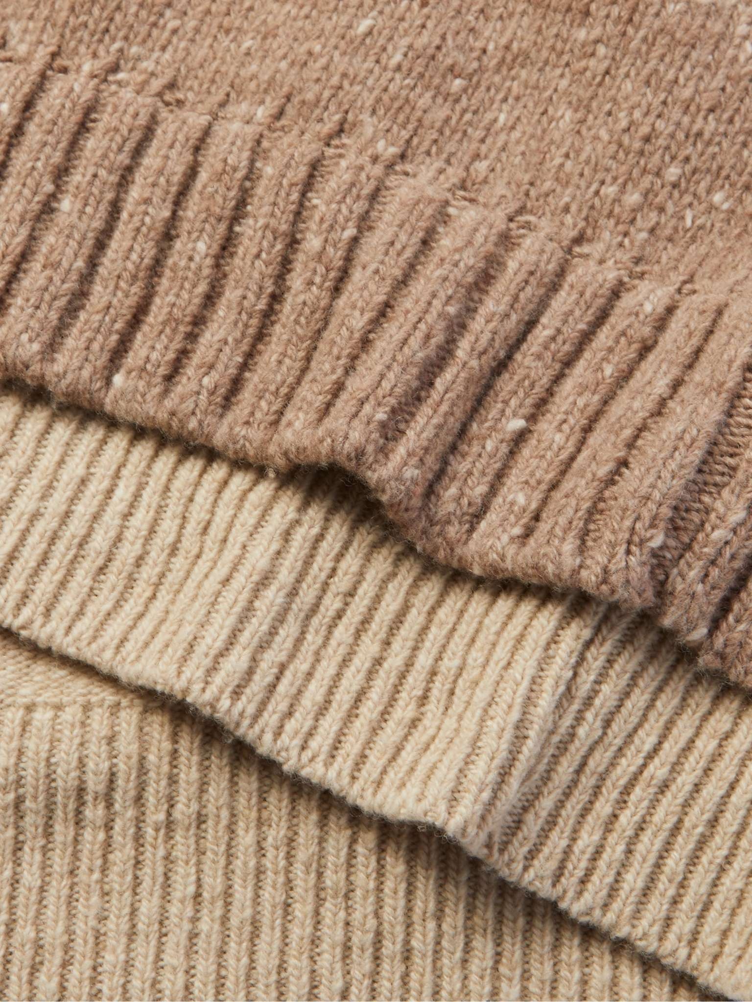 Layered Wool Sweater - 4