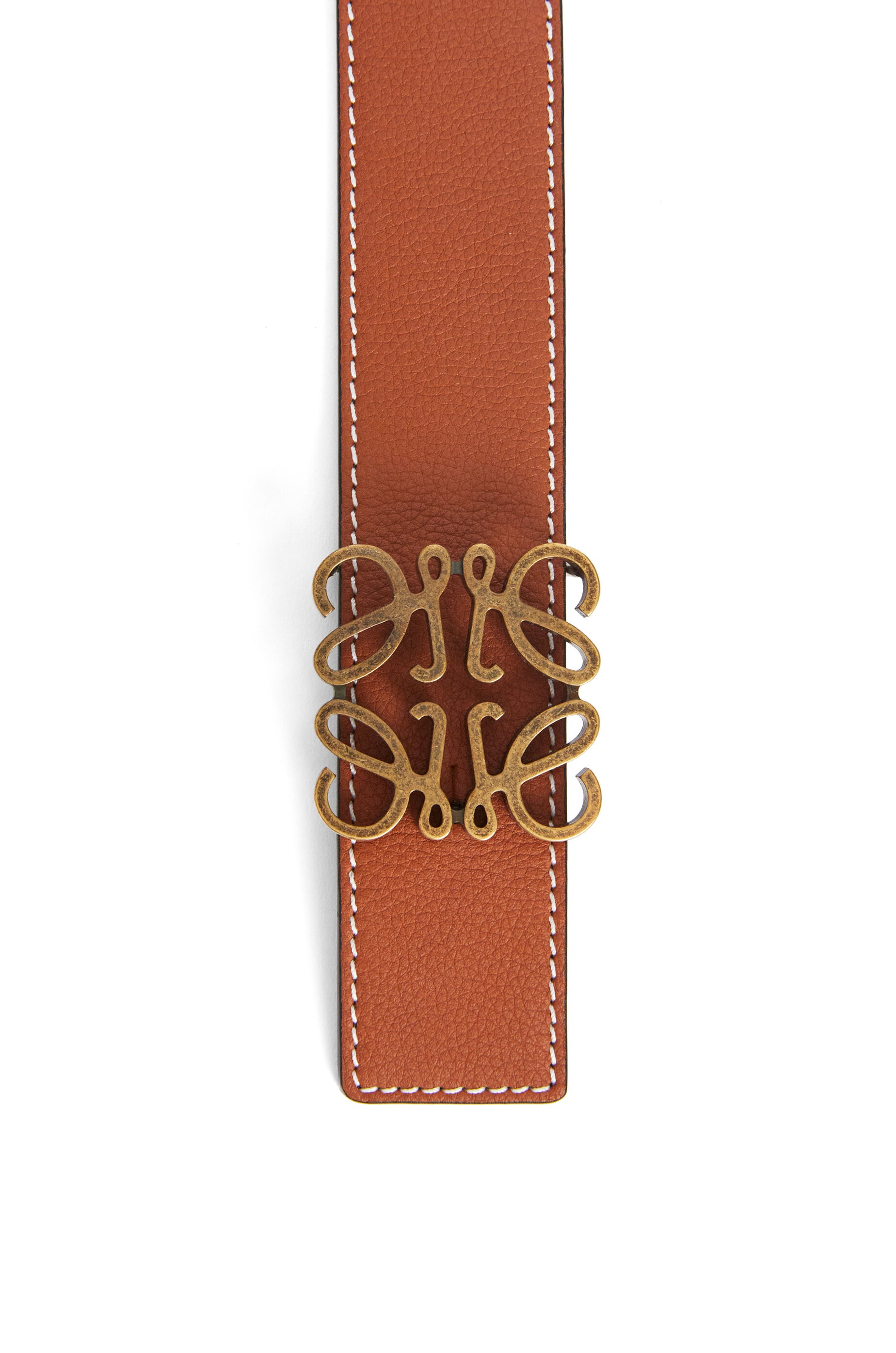 Anagram belt in soft grained calfskin - 3