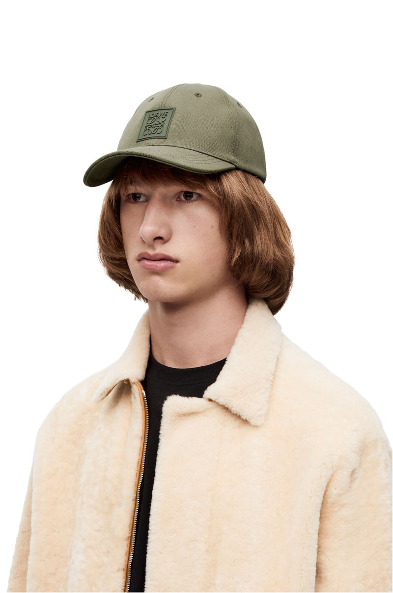 Loewe Patch cap in canvas outlook
