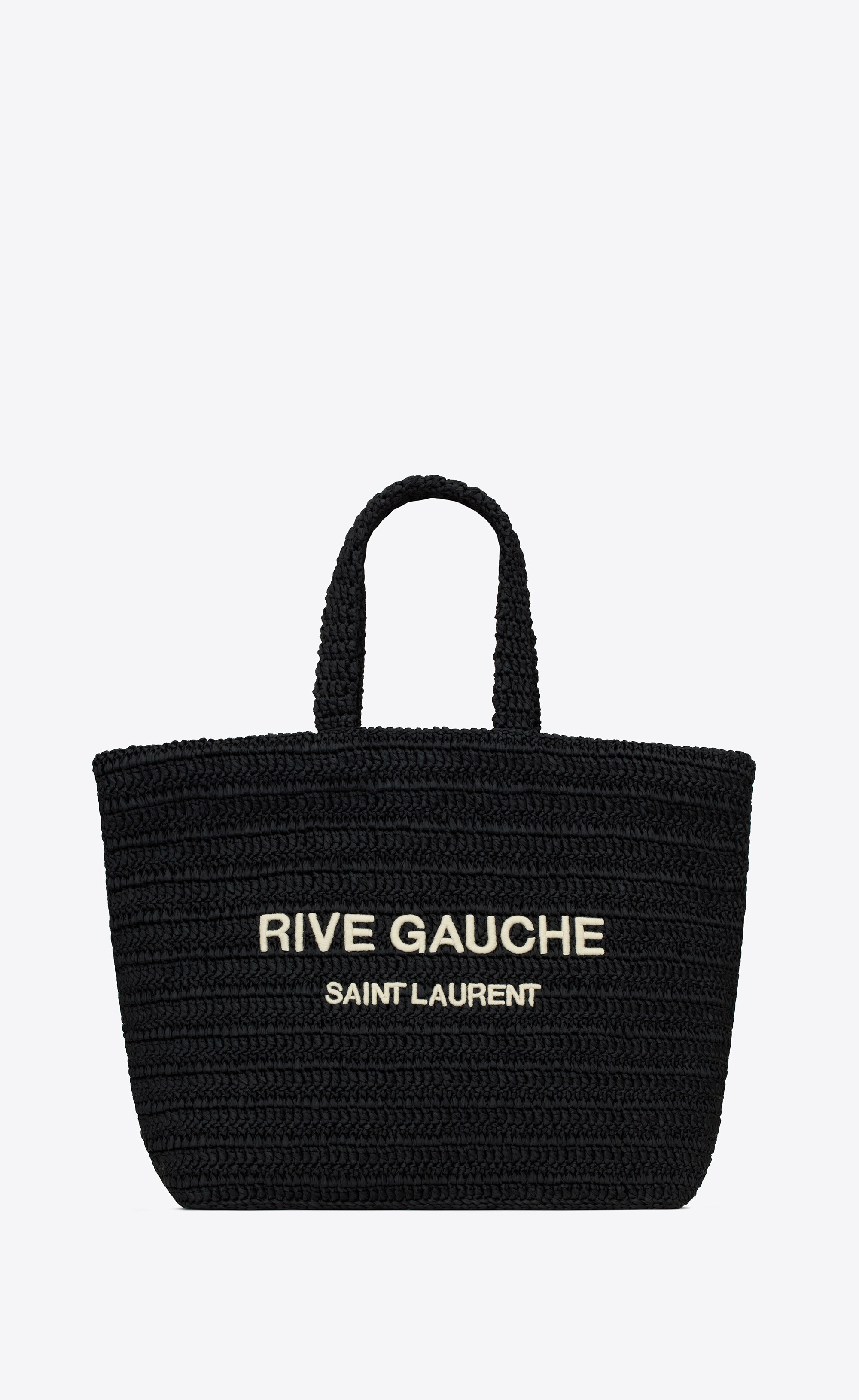 rive gauche supple in raffia crochet - 1