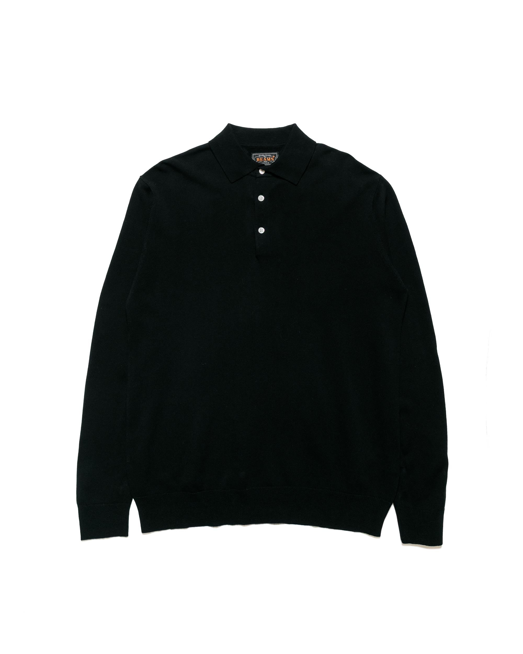 Knit Polo 12G Black - 1