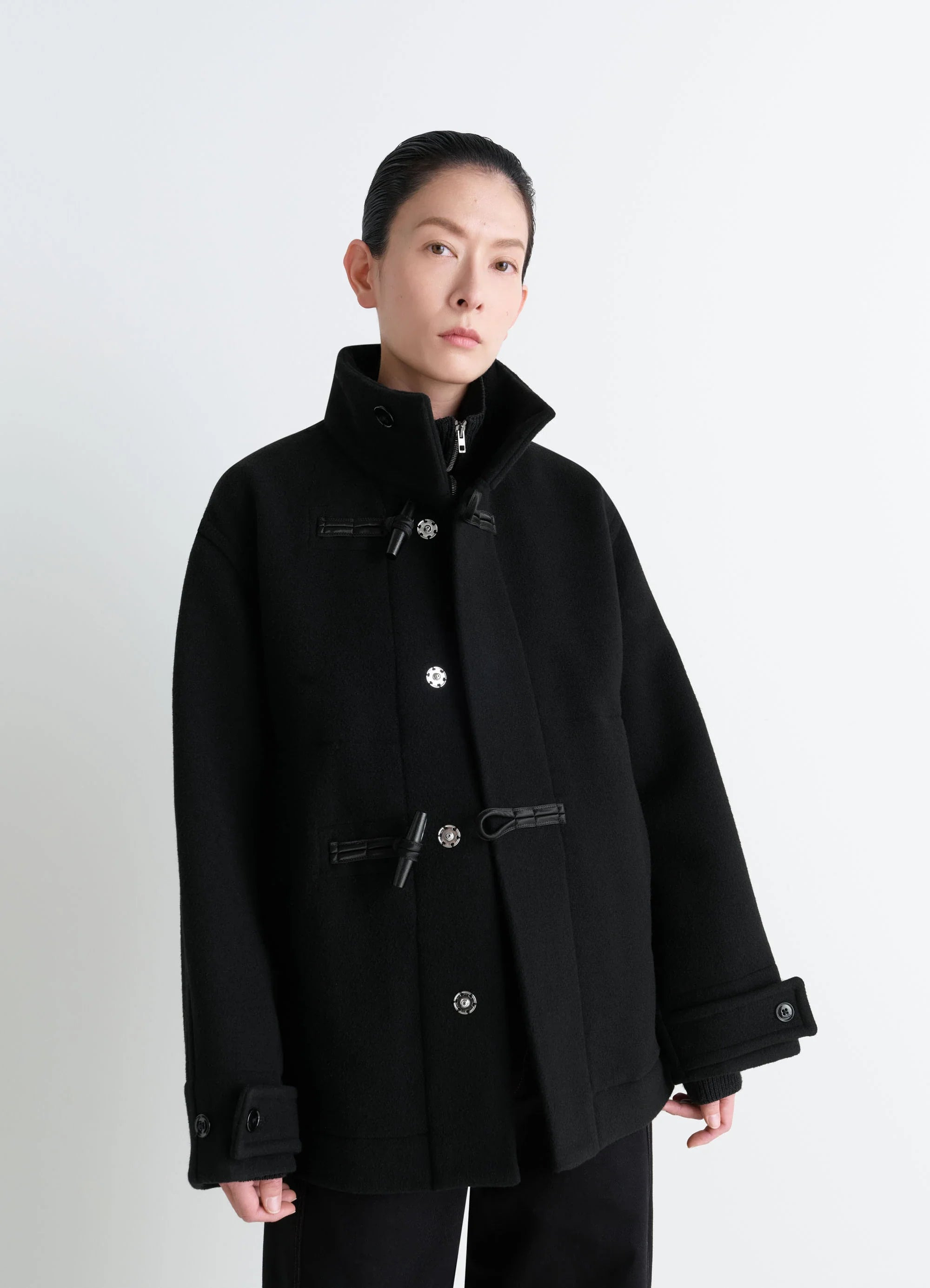SHORT DUFFLE COAT - 2