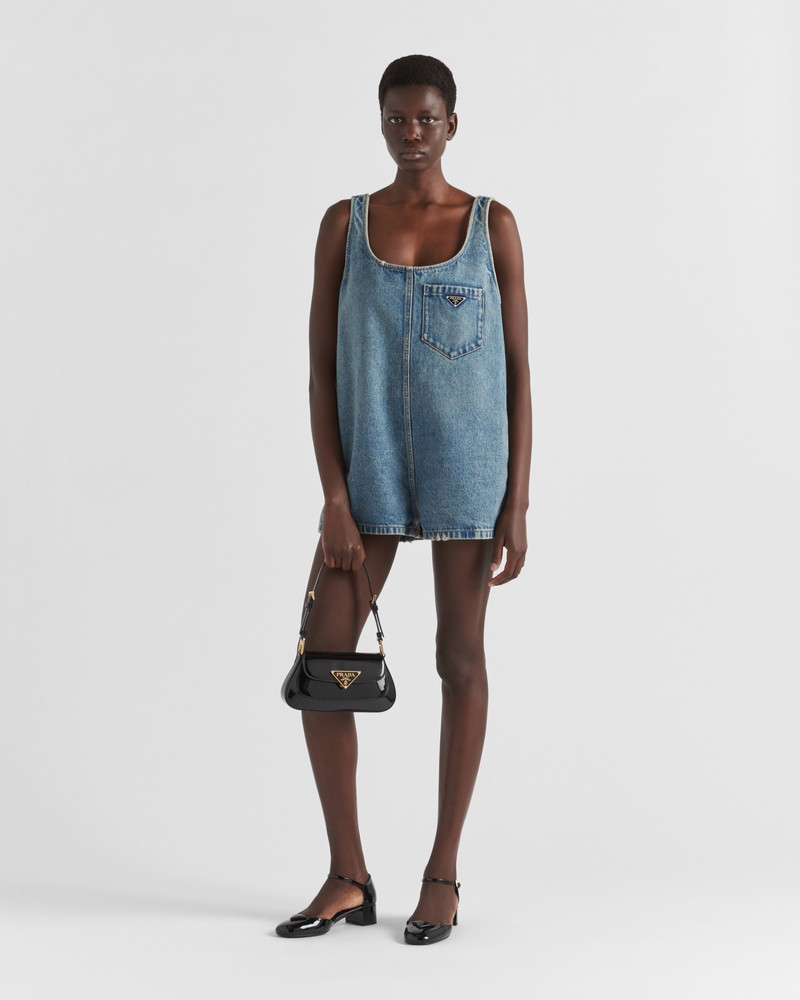 Prada Denim playsuit outlook