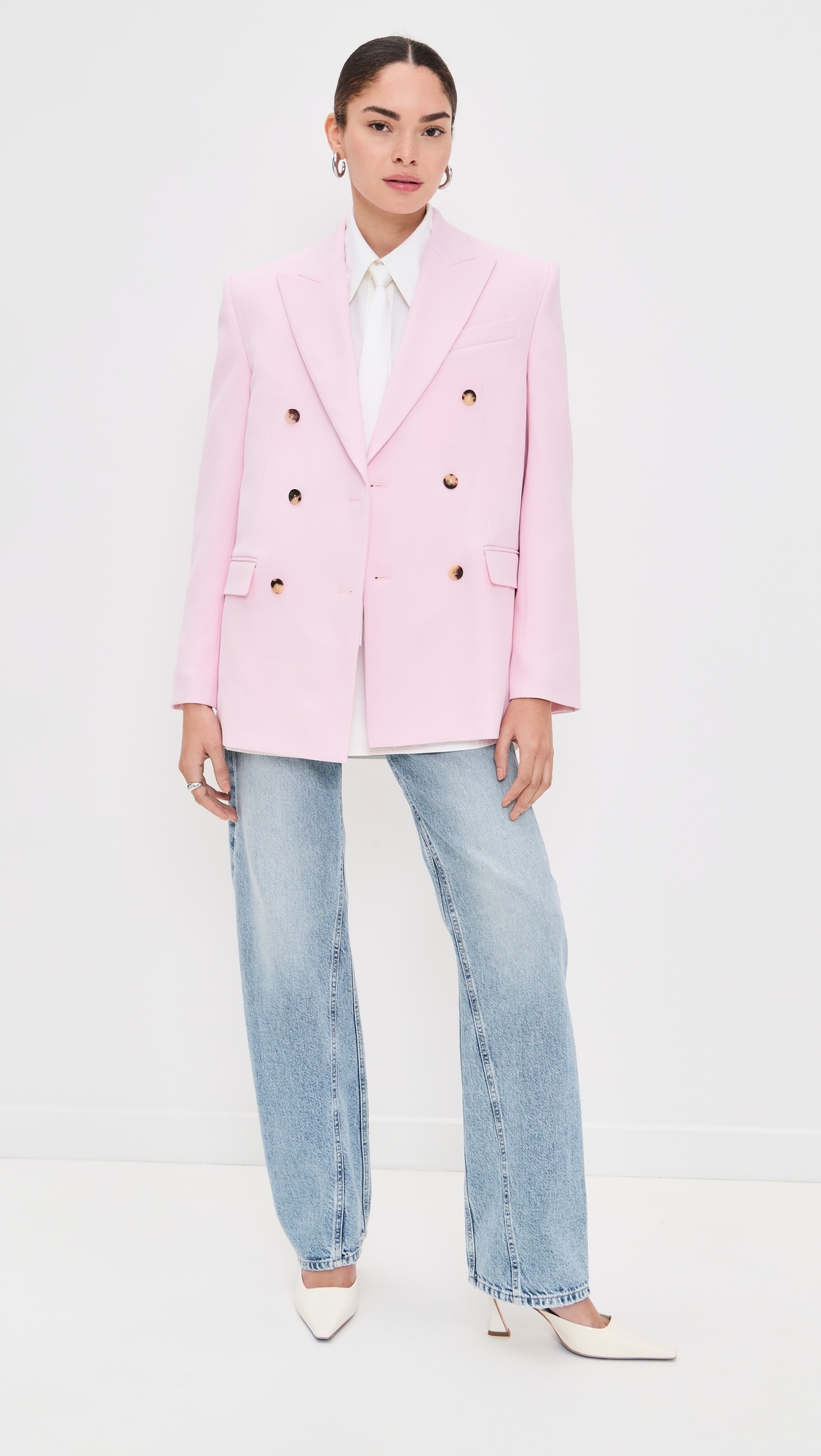 Double Breasted Blazer - 4