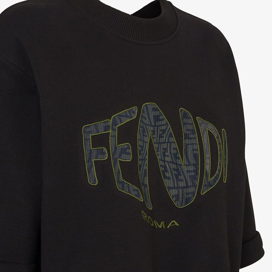 Black jersey sweatshirt - 3