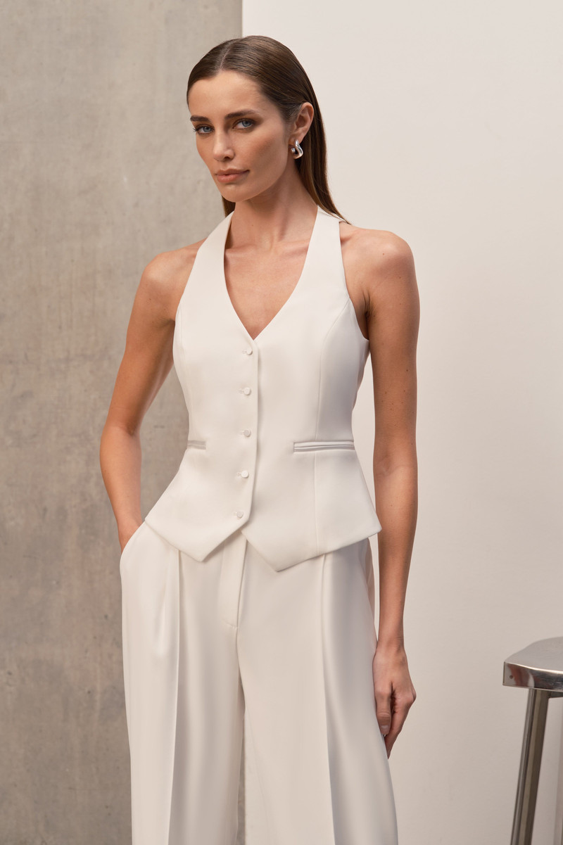 Leni White Waistcoat 7