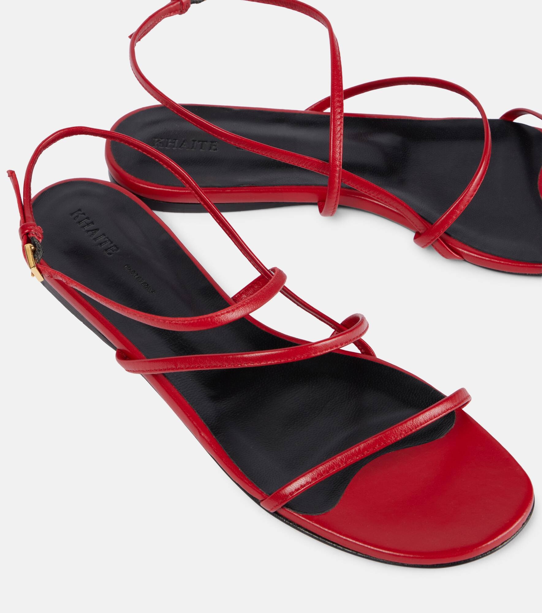 Loop leather sandals - 5