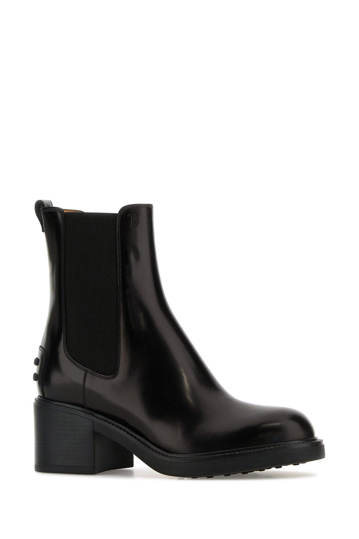 Black leather ankle boots - 2