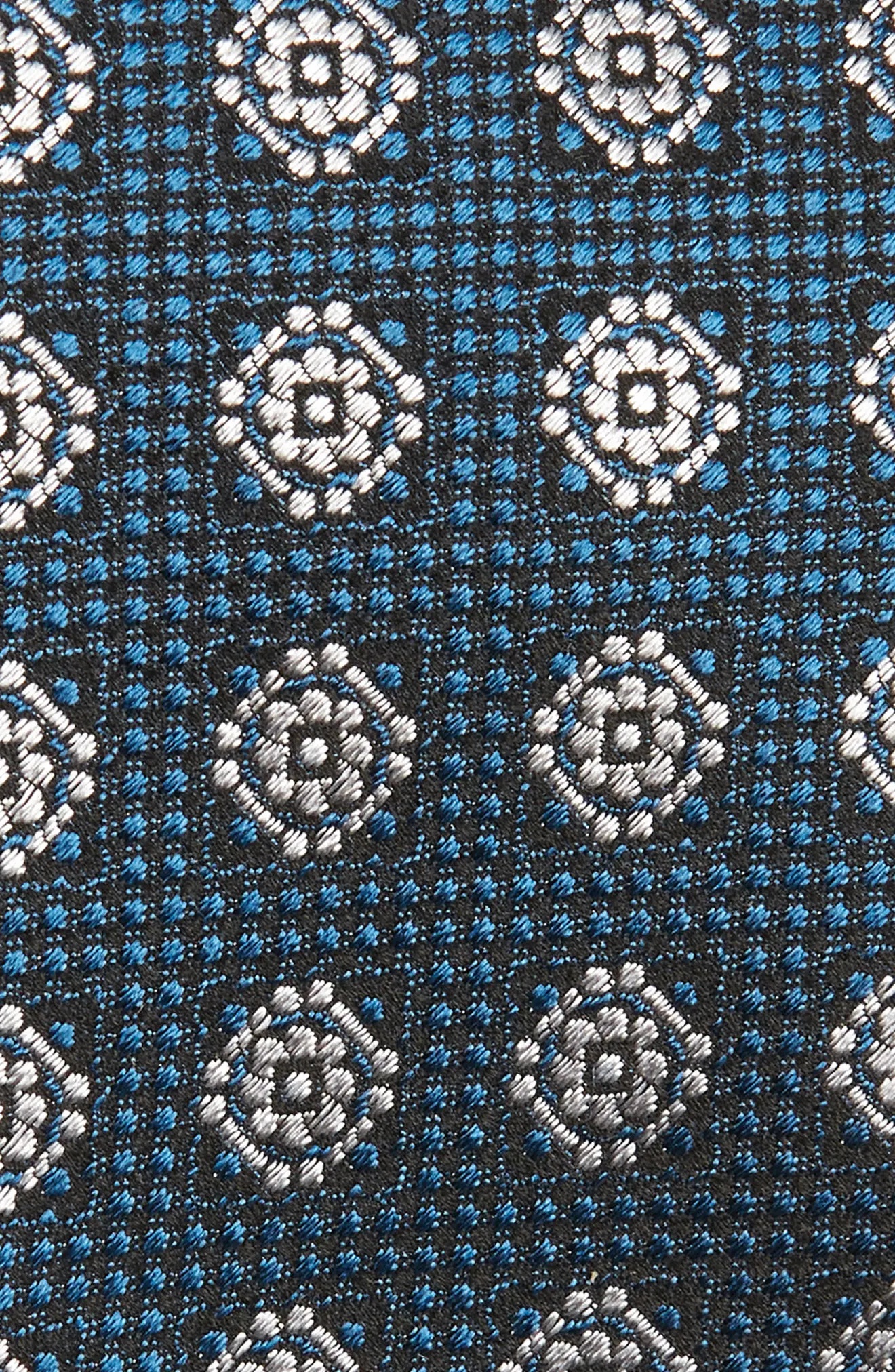 Floral Medallion Silk Tie - 2