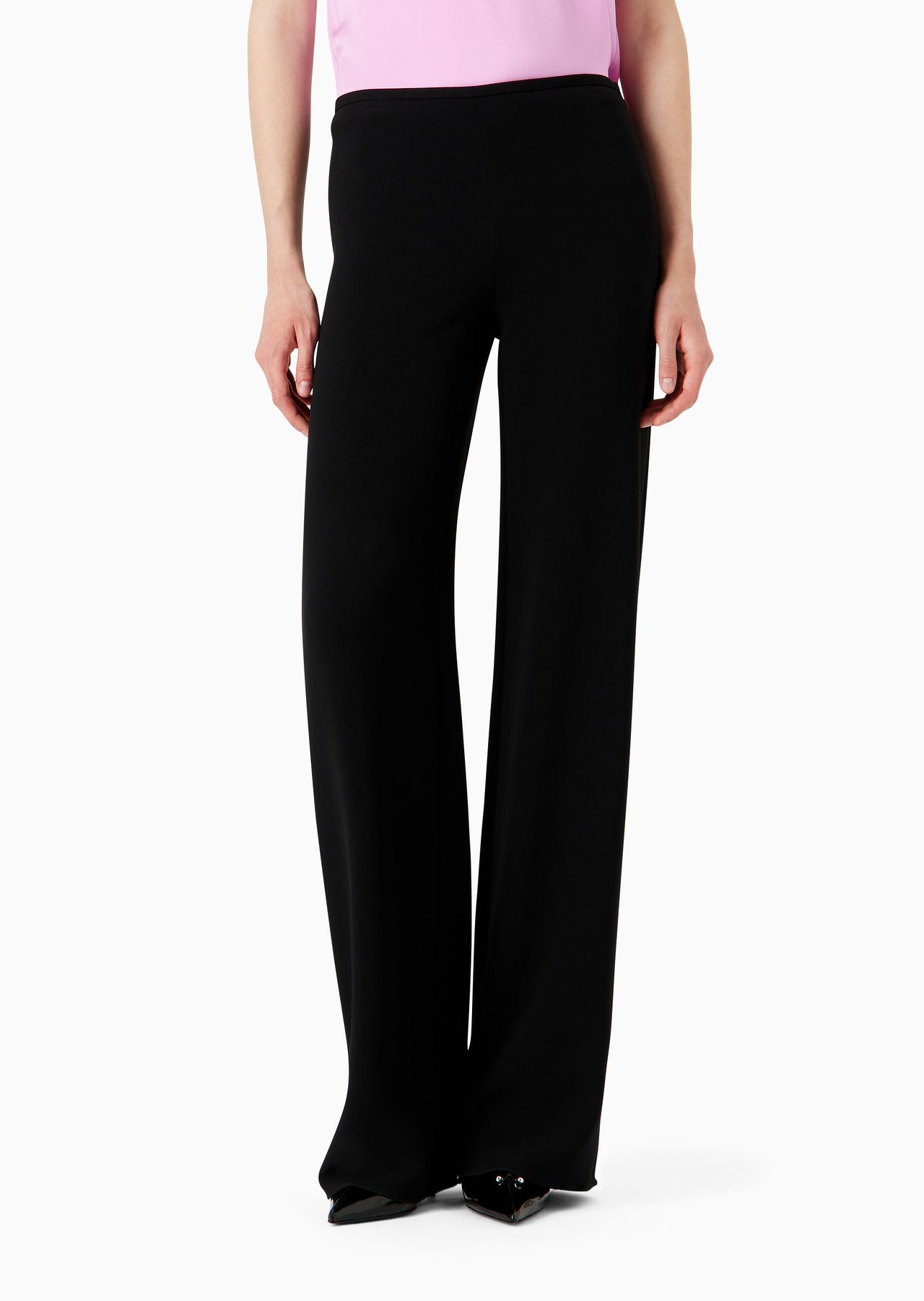 Cady crêpe palazzo trousers - 2