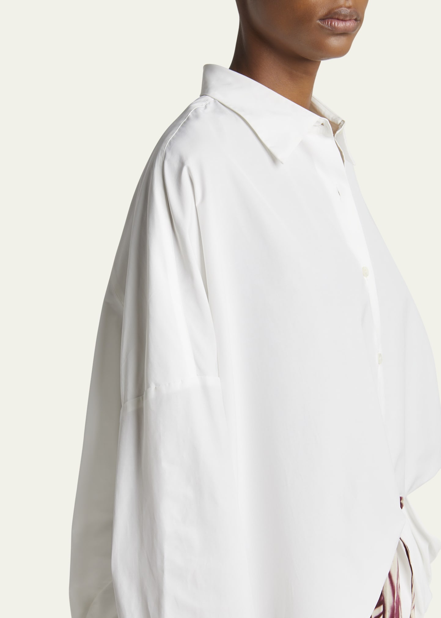 Casia Button Down Oversized Shirt - 5
