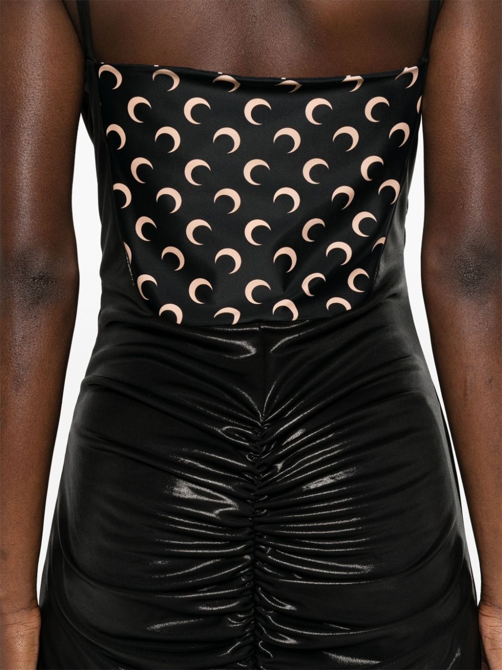 panelled draped minidress - 5