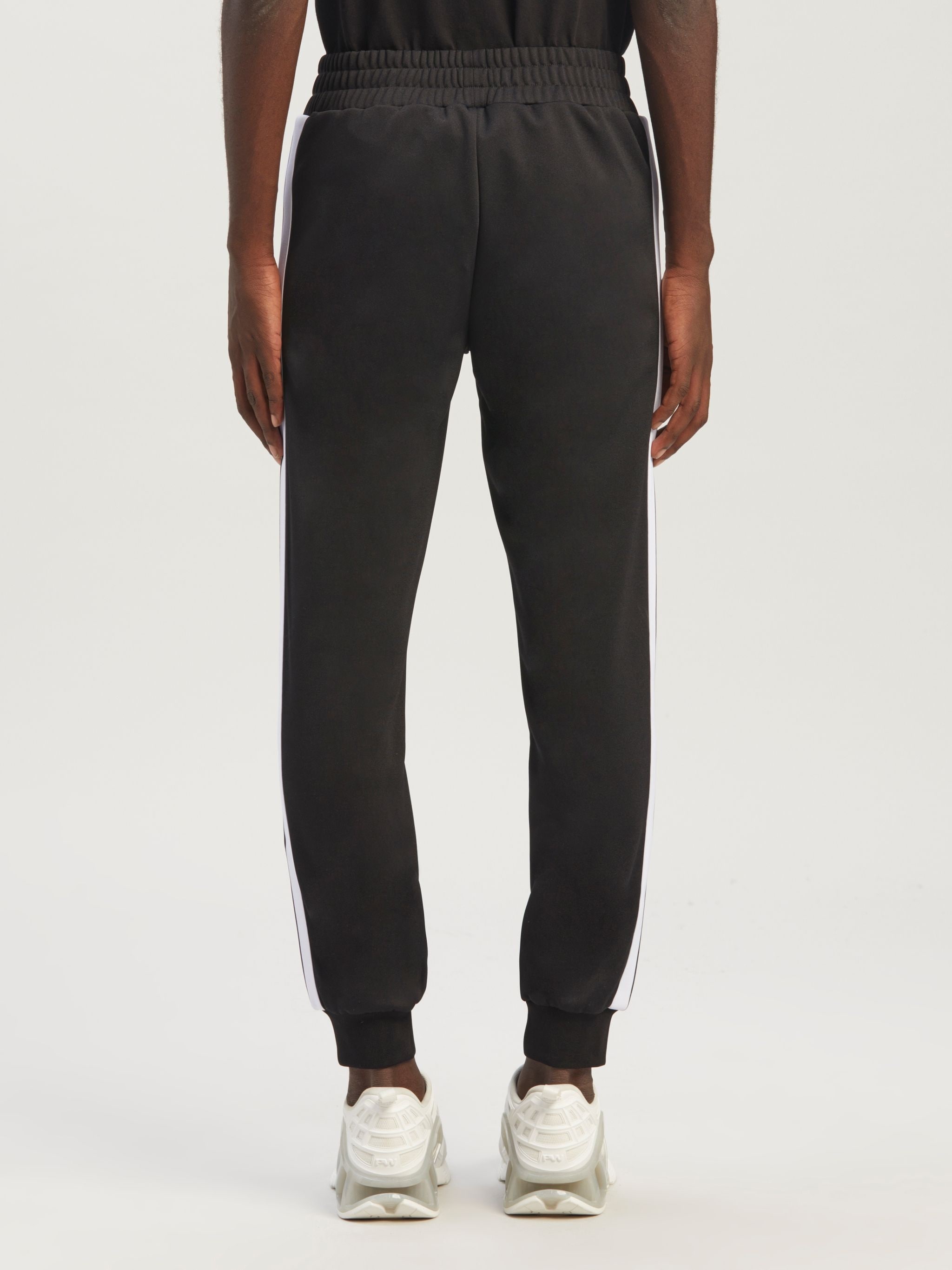 slim-fit stripe track pants - 5