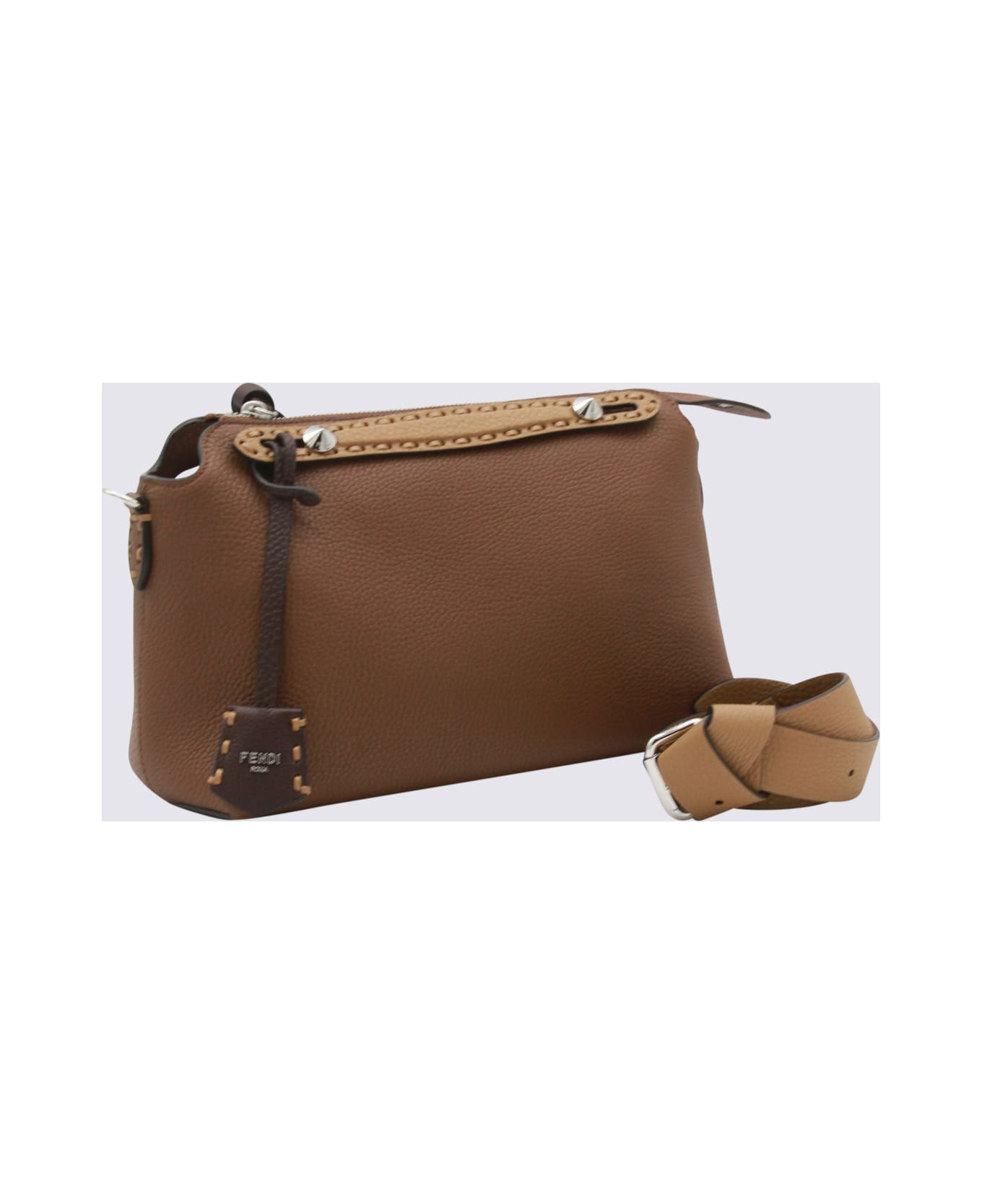 Brown Leather By The Way Medium To Handle Bag - 2