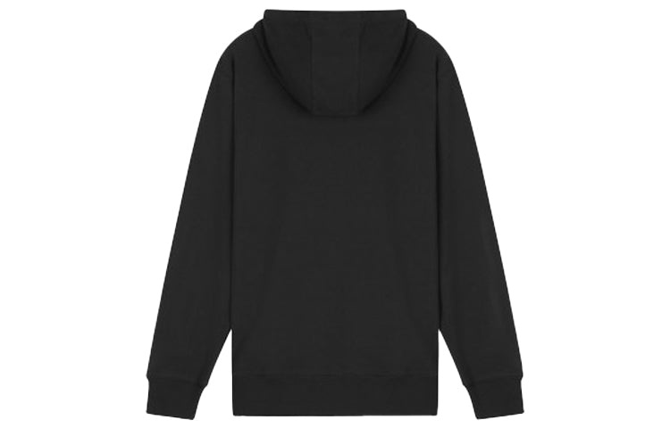 New Balance Men's New Balance logo Printing Drawstring hooded Long Sleeves Black AMT01916 - 2