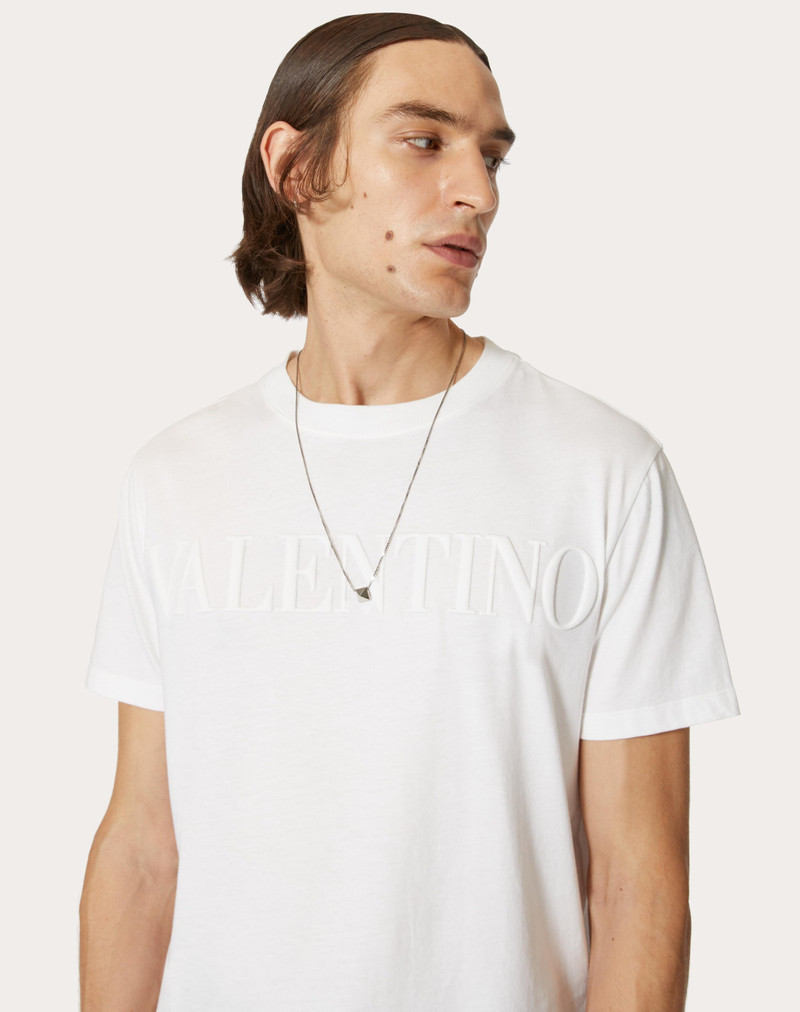 T-SHIRT WITH VALENTINO EMBOSSED 5