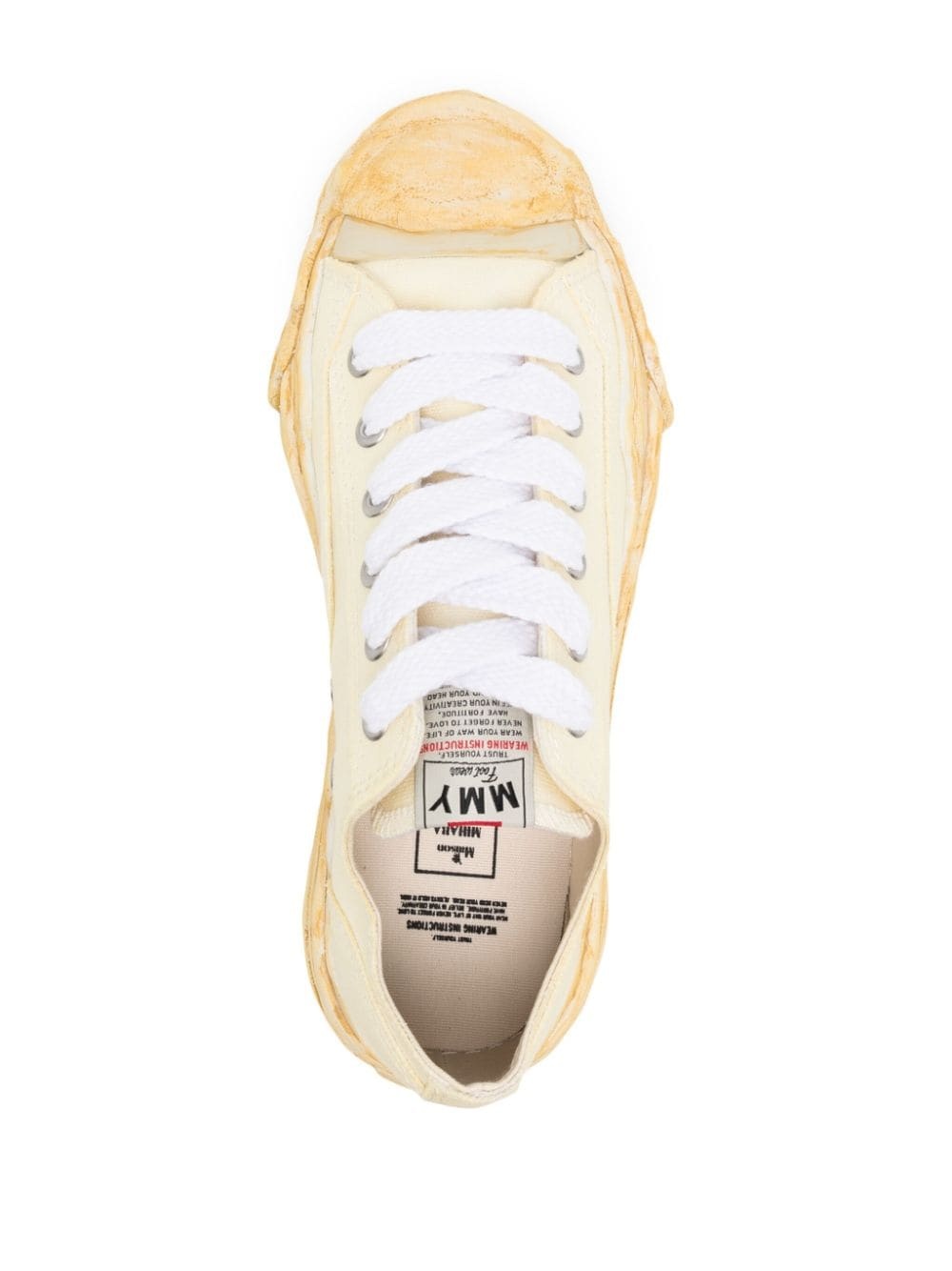 Hank canvas lace-up sneakers - 4