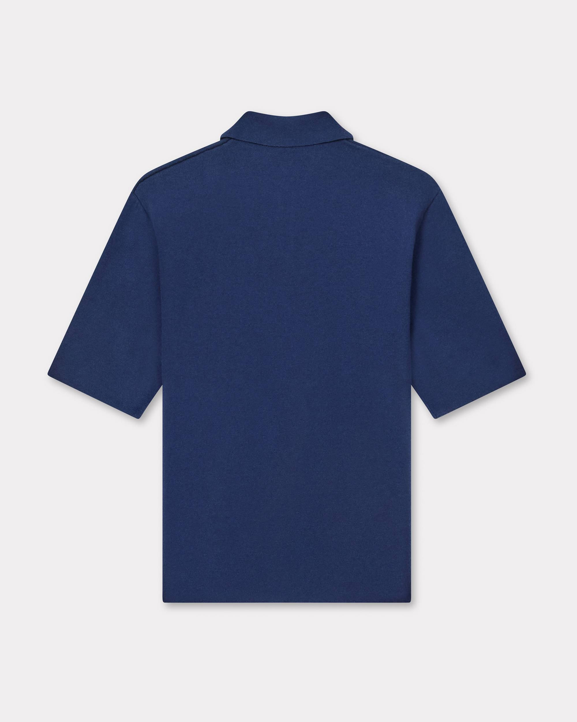 'KENZO Archive Bouquet' embroidered knitted polo in cotton wool - 2